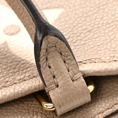 Louis Vuitton Empreinte Monogram Giant Trianon PM Tourterelle Creme 11 of 12