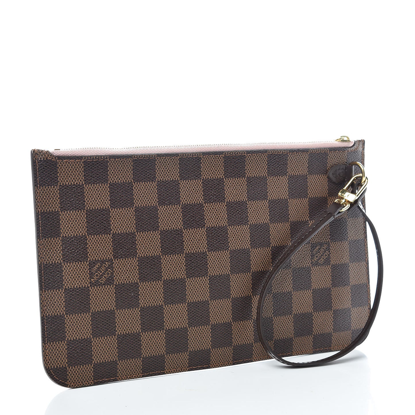Damier Ebene Neverfull MM GM Pochette Rose Ballerine