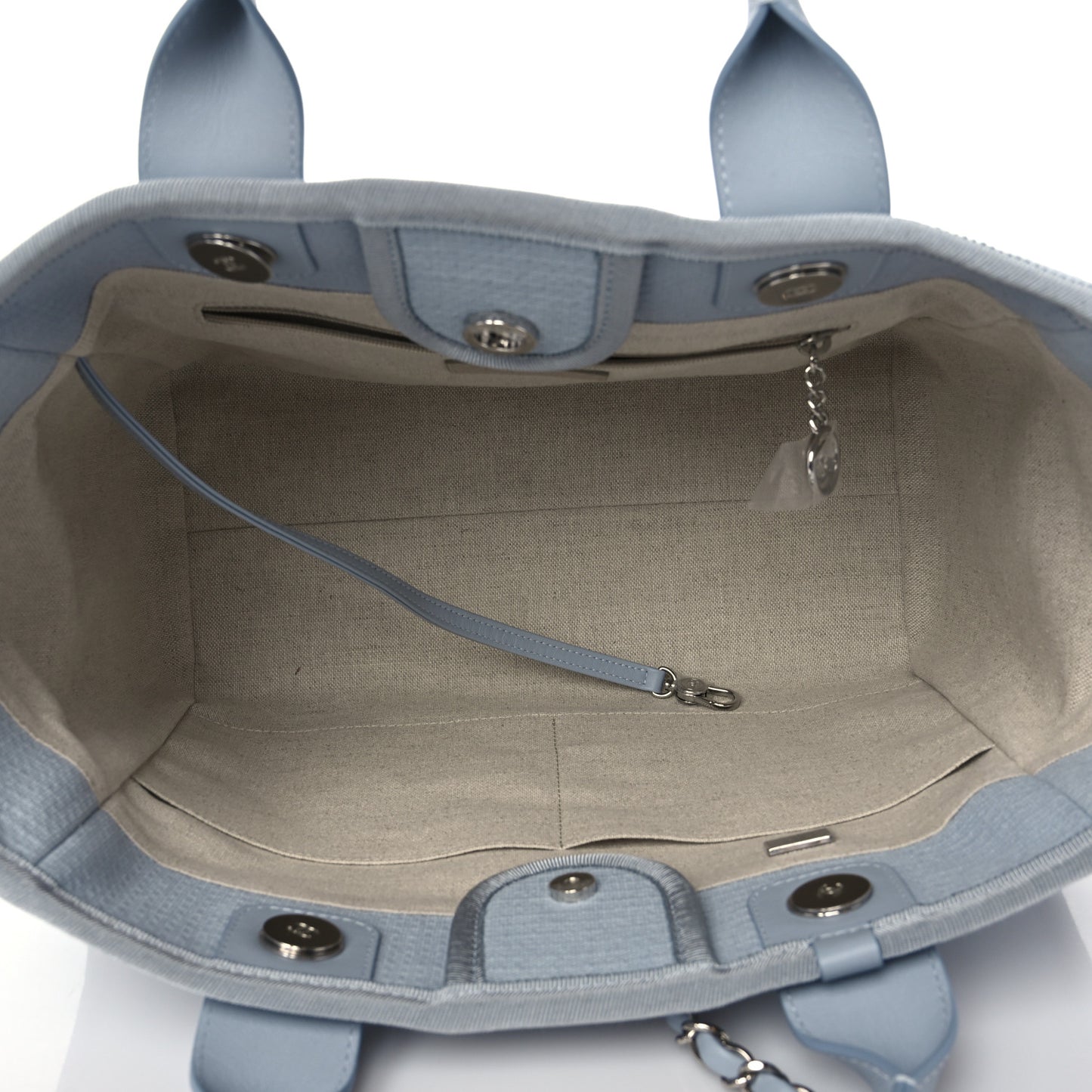 Mixed Fibers Small Deauville Tote Grey