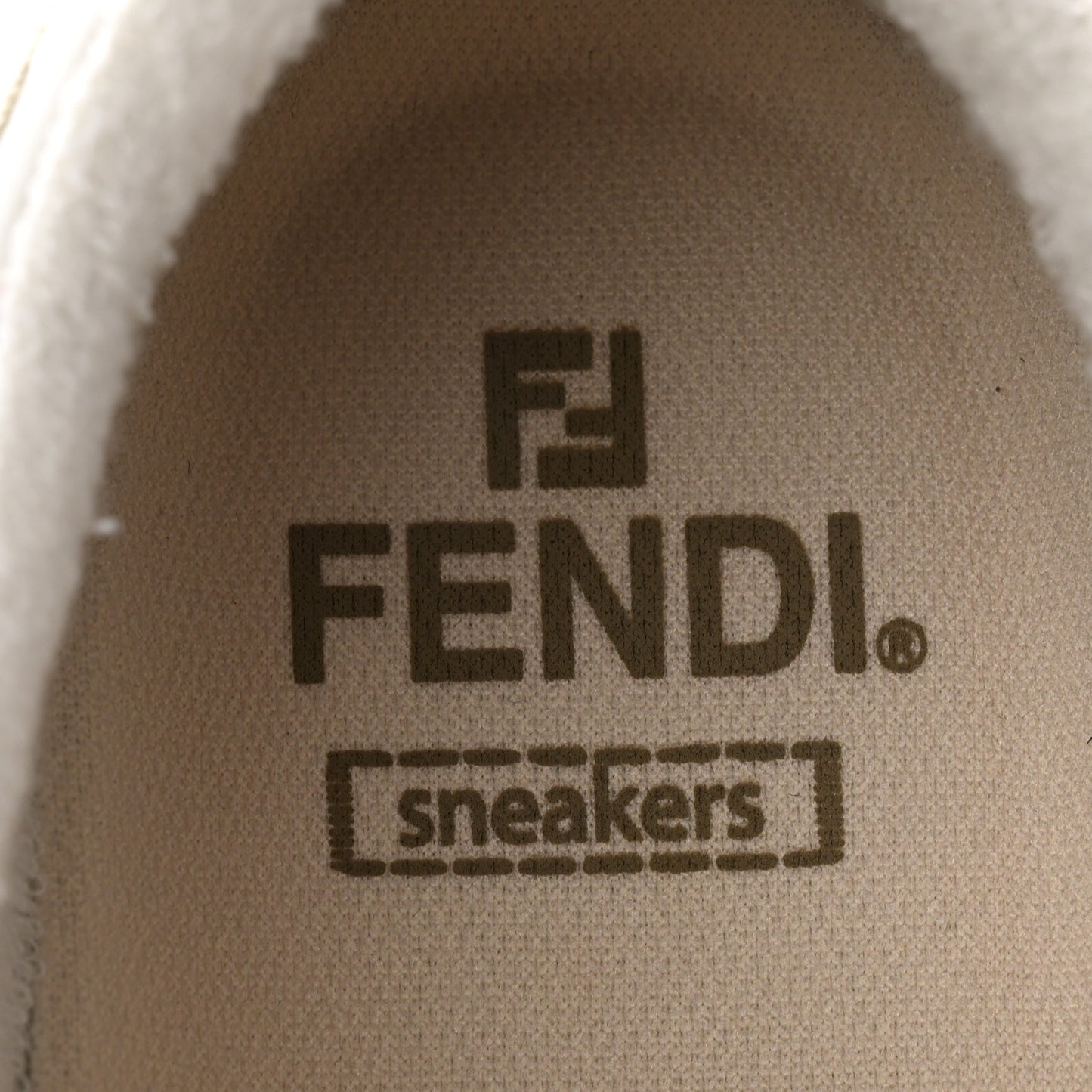 Suede Vitello Fendi Match Low Top Sneakers 40 Ice Fendi White