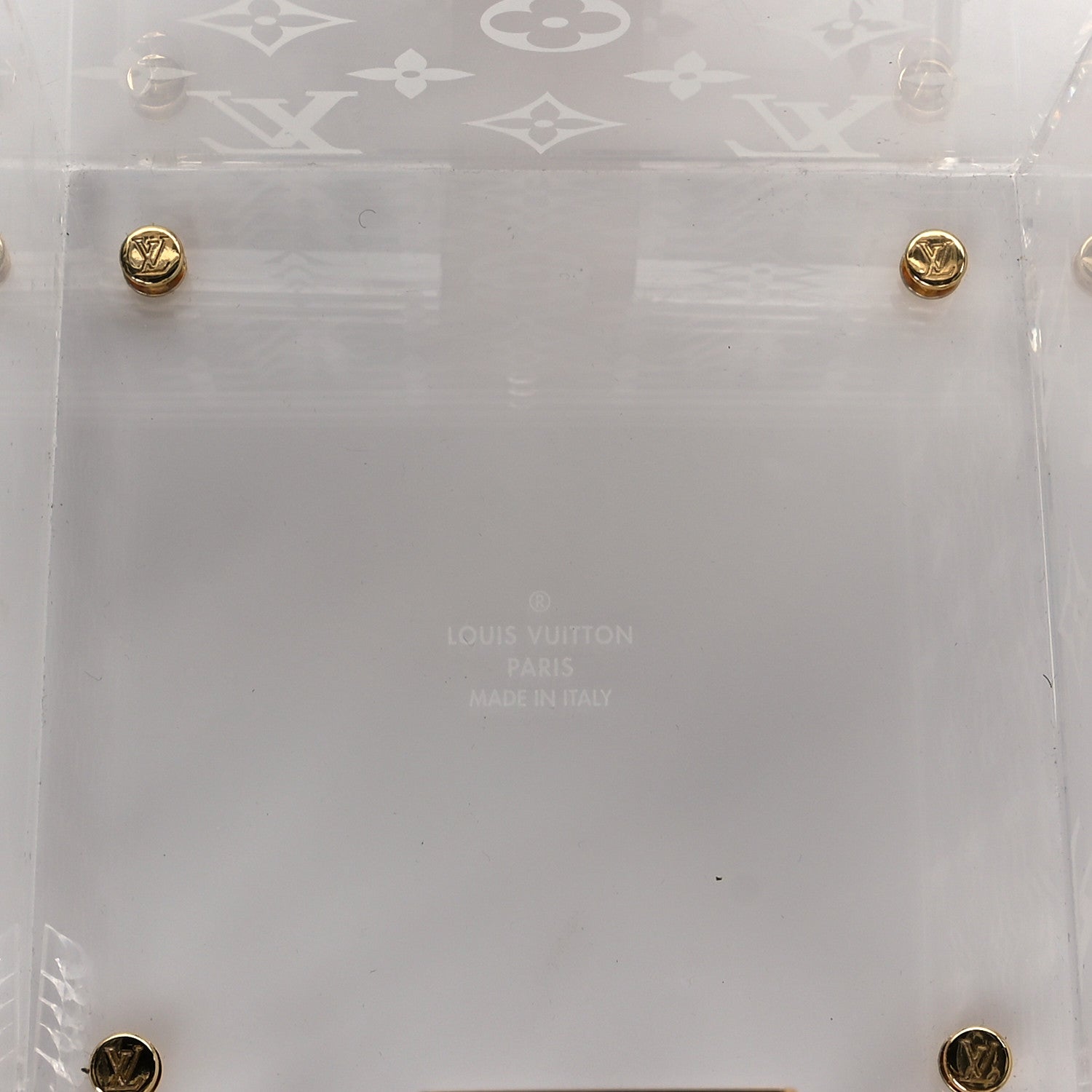 Louis Vuitton Transparent Plexiglass Cube Scott Box 4 of 7