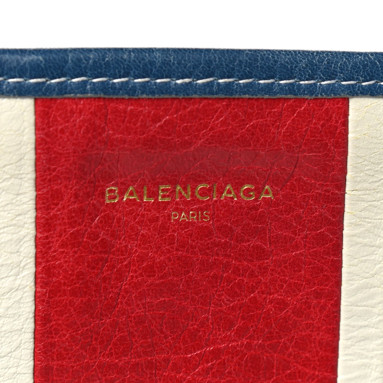 Balenciaga Veau Arena Multicolore Bazar Pouch Red White Blue Green 8 of 10