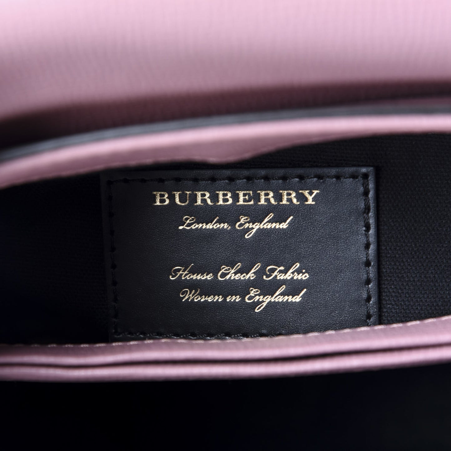 Derby Calfskin House Check Small Camberley Pink