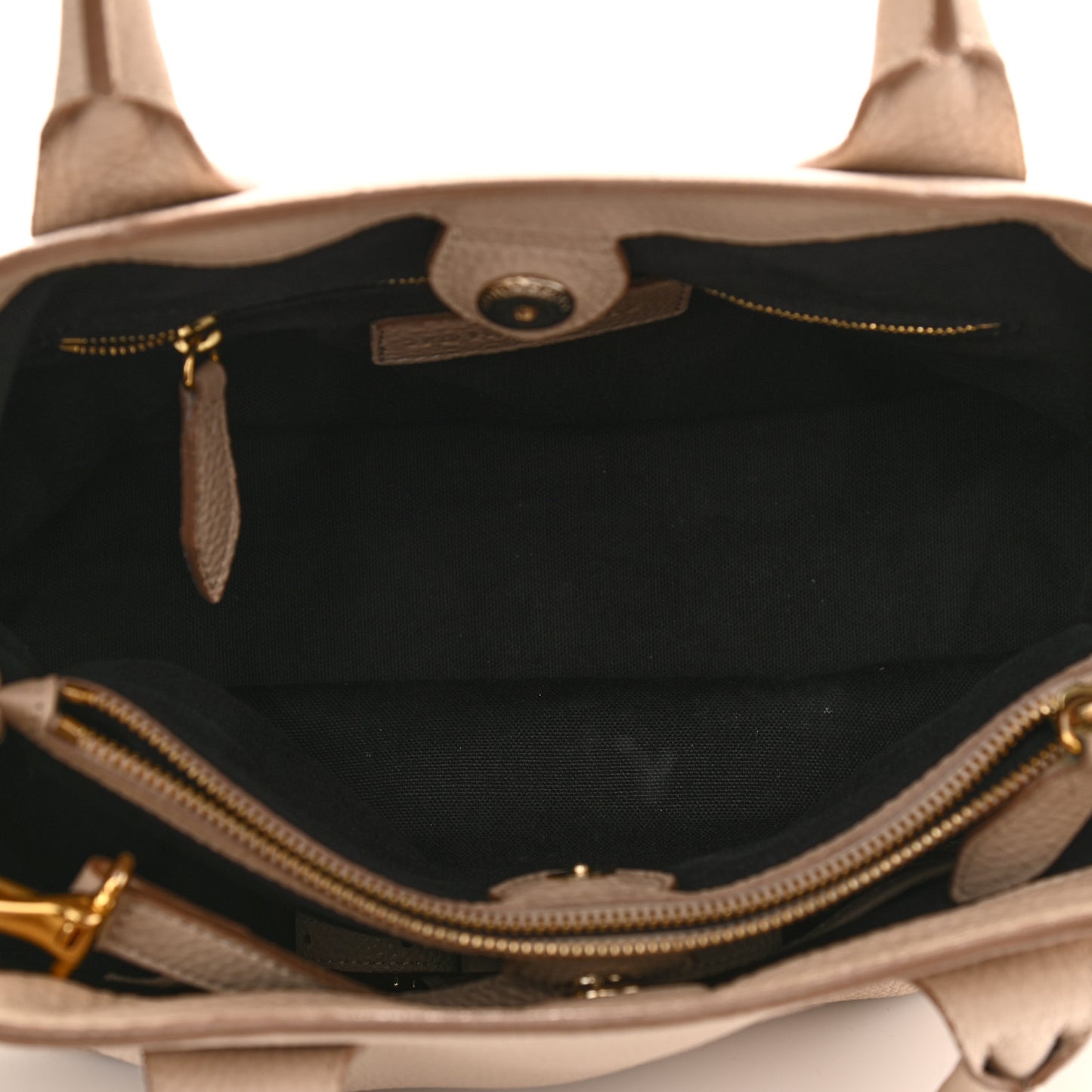 Derby Calfskin House Check Medium Banner Tote Beige