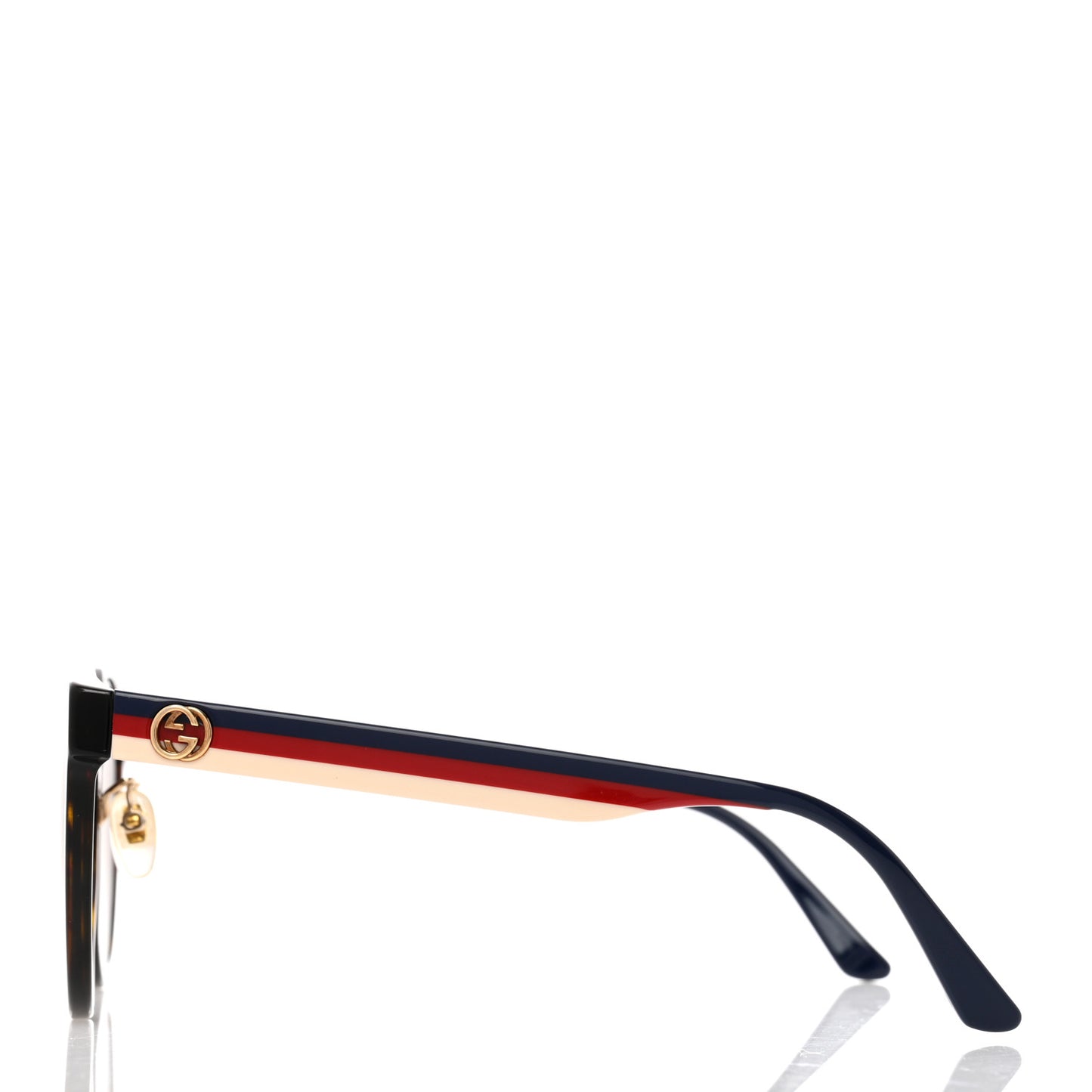 Acetate Round Eye GG Web Sunglasses GG0854SK Tortoise