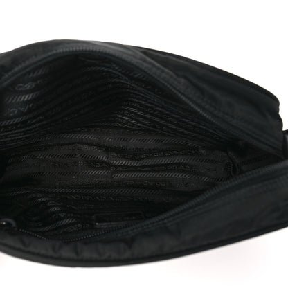 Prada Tessuto Nylon Triangle Shoulder Bag Black 5 of 10