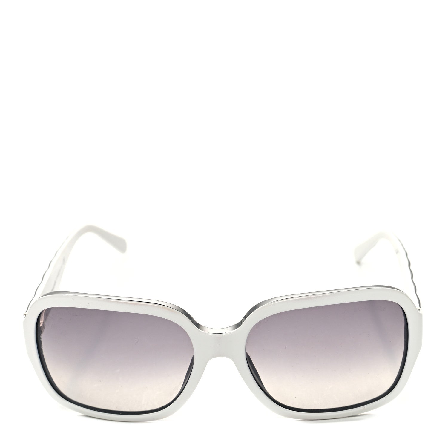 Chanel Acetate Quilted CC Sunglasses 5124 White 2 of 6