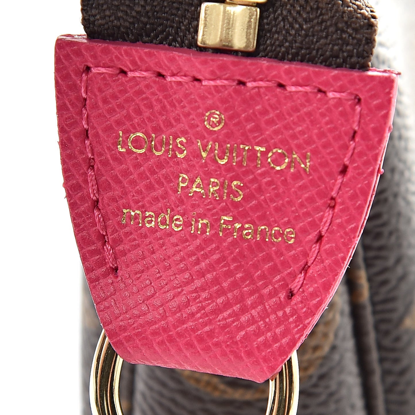 Monogram 2019 Christmas Animation Mini Courchevel Pochette Accessories Fuchsia