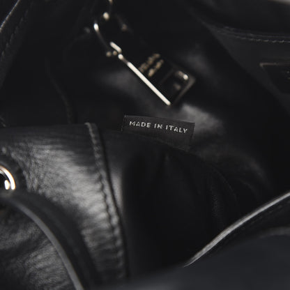 Prada City Calfskin Sport Bucket Bag Black 8 of 16