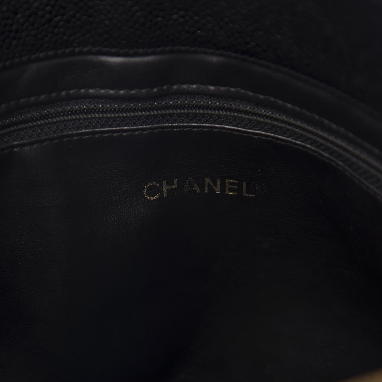 Chanel Caviar CC Shoulder Bag Black 8 of 12