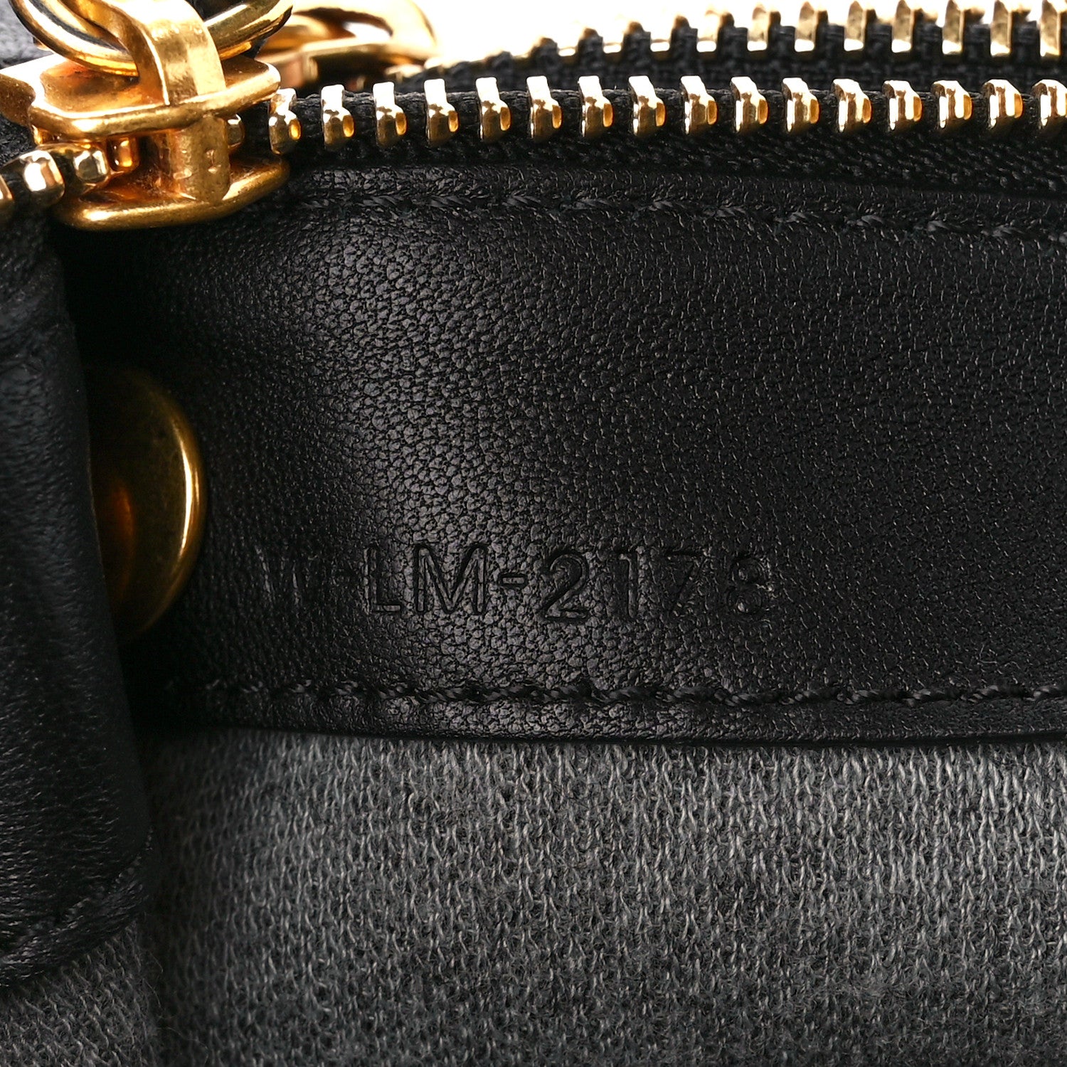 Celine Lambskin Large Trio Crossbody Bag Black 7 of 11