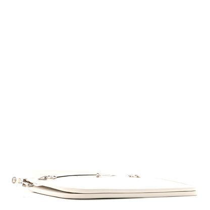 Gucci Calfskin Horsebit Slim Shoulder Bag White 4 of 13