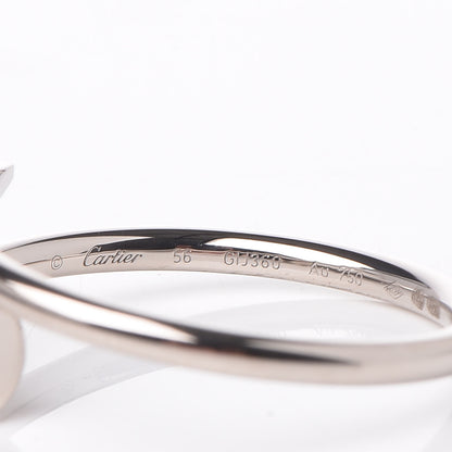 Cartier 18K White Gold Small Juste Un Clou Ring 56 7.5 5 of 6