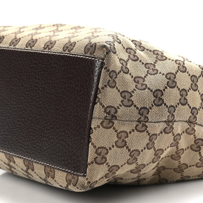 Gucci Monogram Charmy Tote Brown 9 of 9