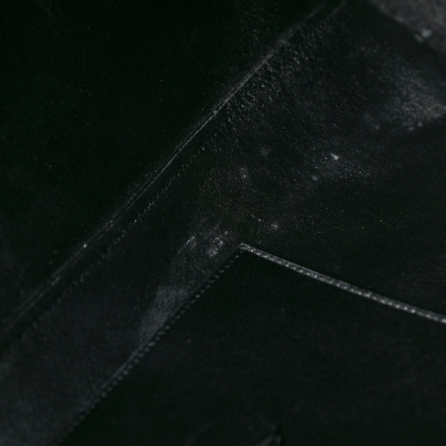 Calfskin Large Clasp Cabas Black