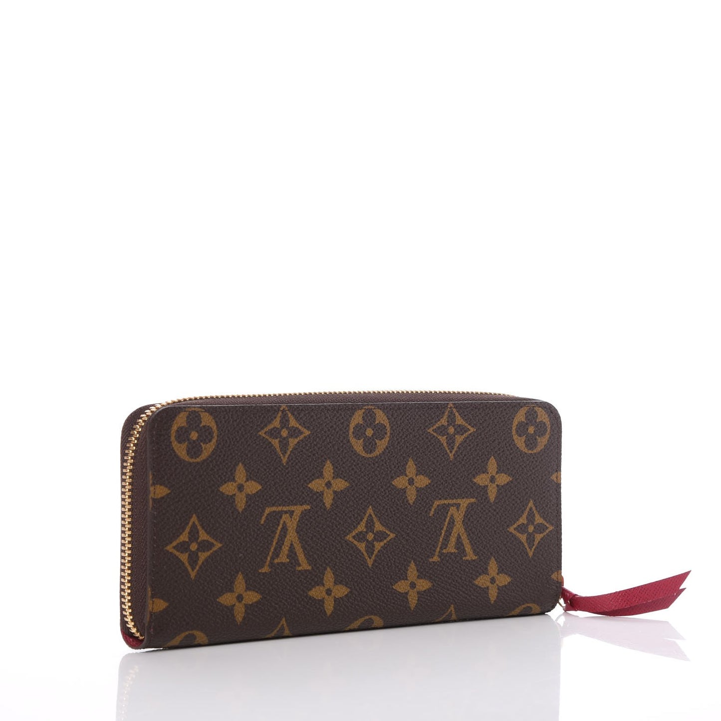 Monogram Clemence Wallet Fuchsia