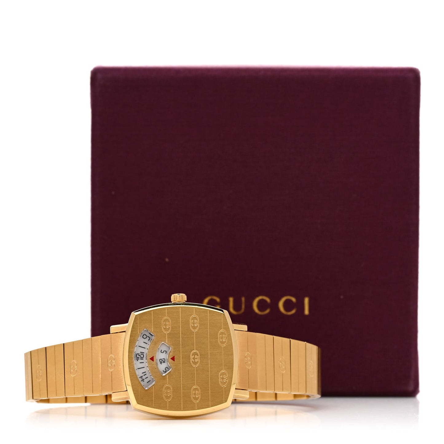 Stainless Steel 27mm Grip Quartz Watch Gold