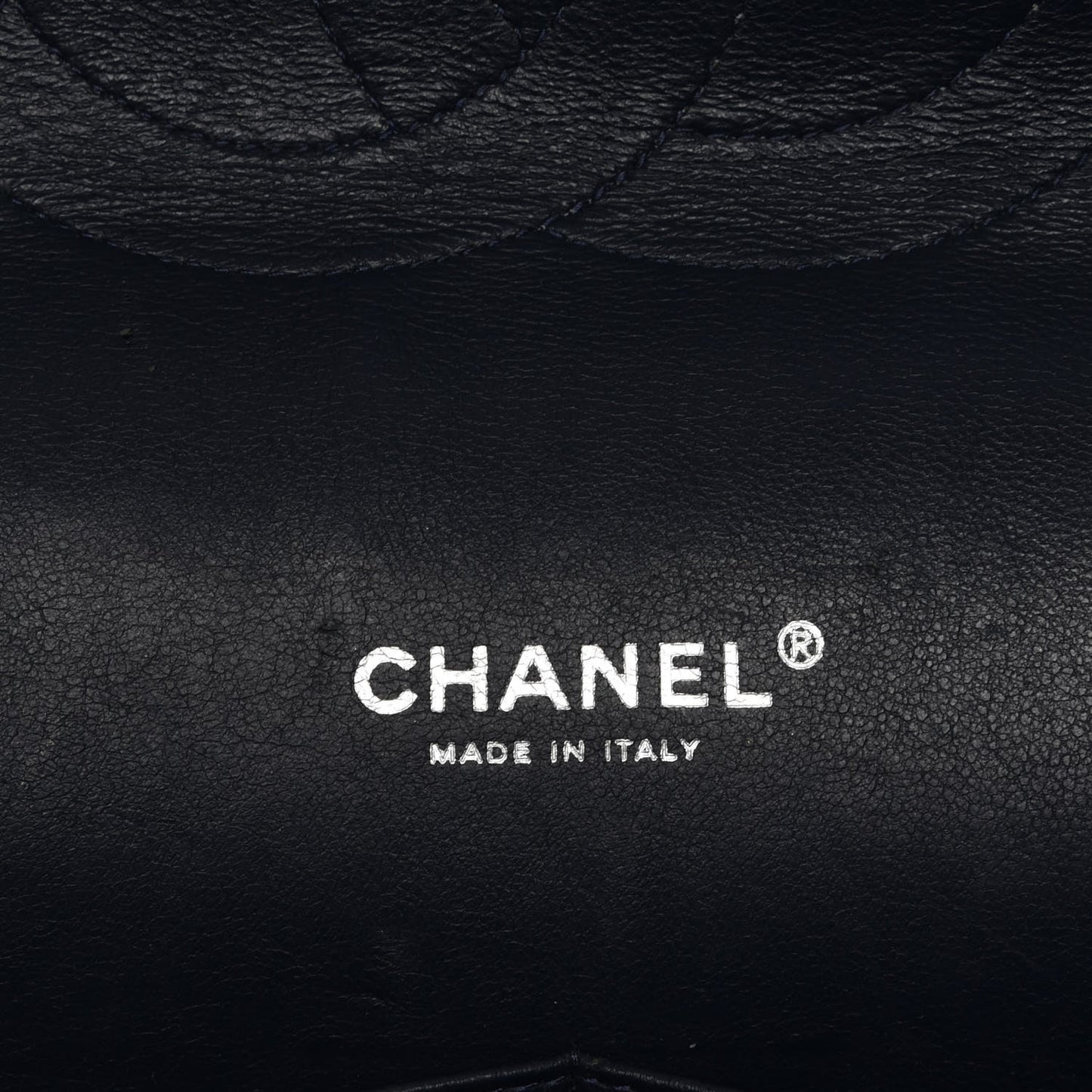 Caviar Quilted Maxi Double Flap Navy Blue