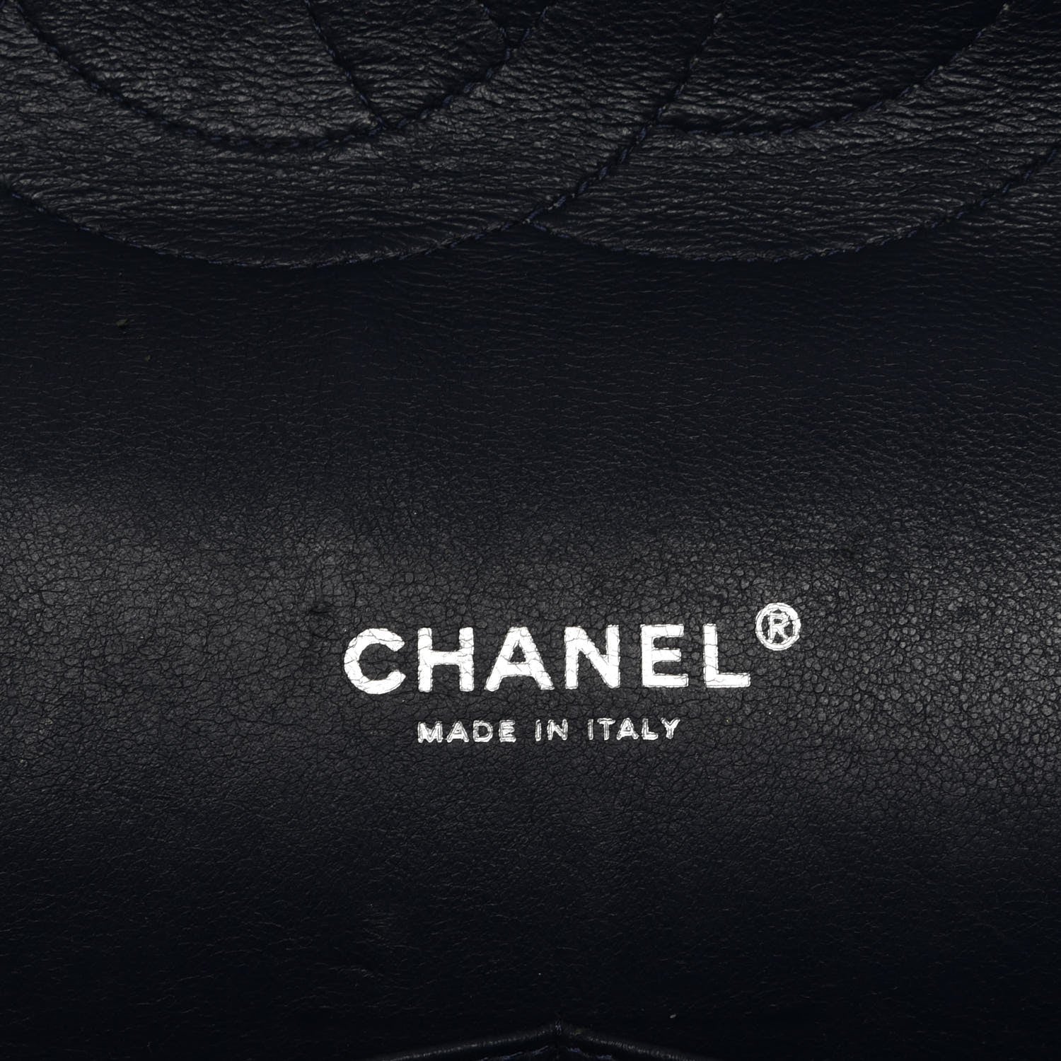 Chanel Caviar Quilted Maxi Double Flap Navy Blue 6 of 7