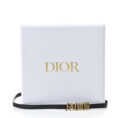 Christian Dior Grosgrain Ribbon J'Adior Logo Choker Necklace Black 5 of 5