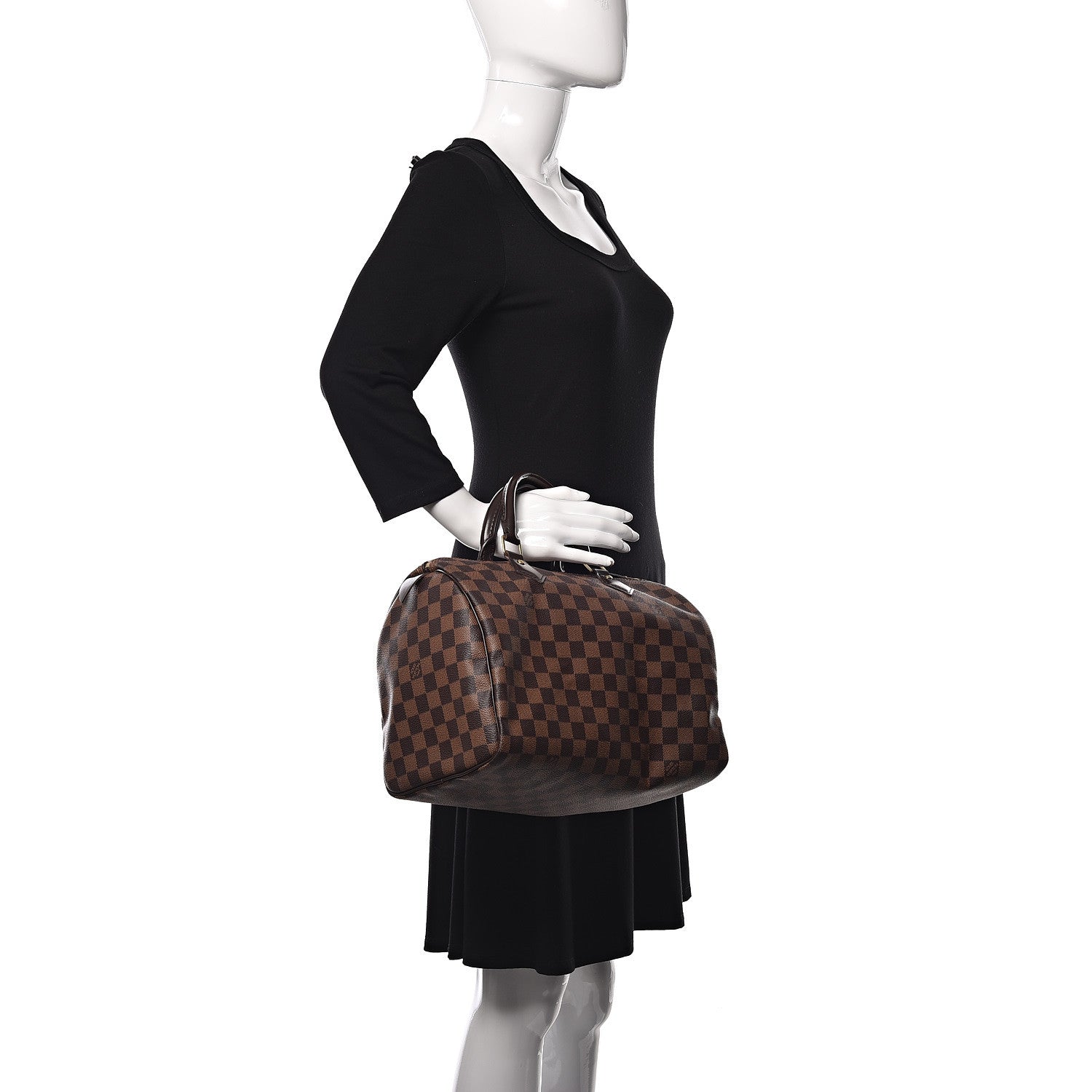 Louis Vuitton Damier Ebene Speedy 30 2 of 9