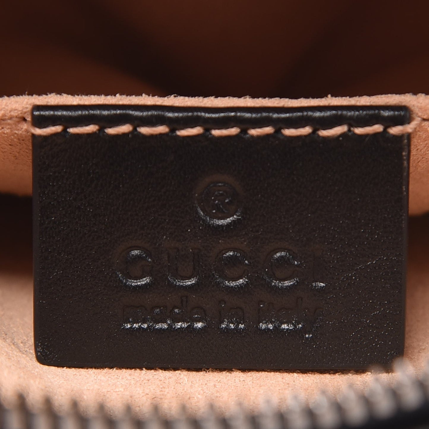 Calfskin Matelasse GG Marmont Belt Bag 85 34 Black
