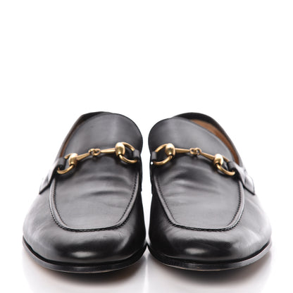 Gucci Calfskin Horsebit Mens Jordaan Loafers 9 Black 2 of 7