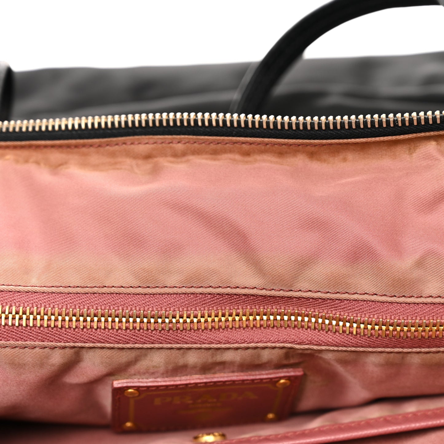Tessuto Nylon Saffiano Tote Black