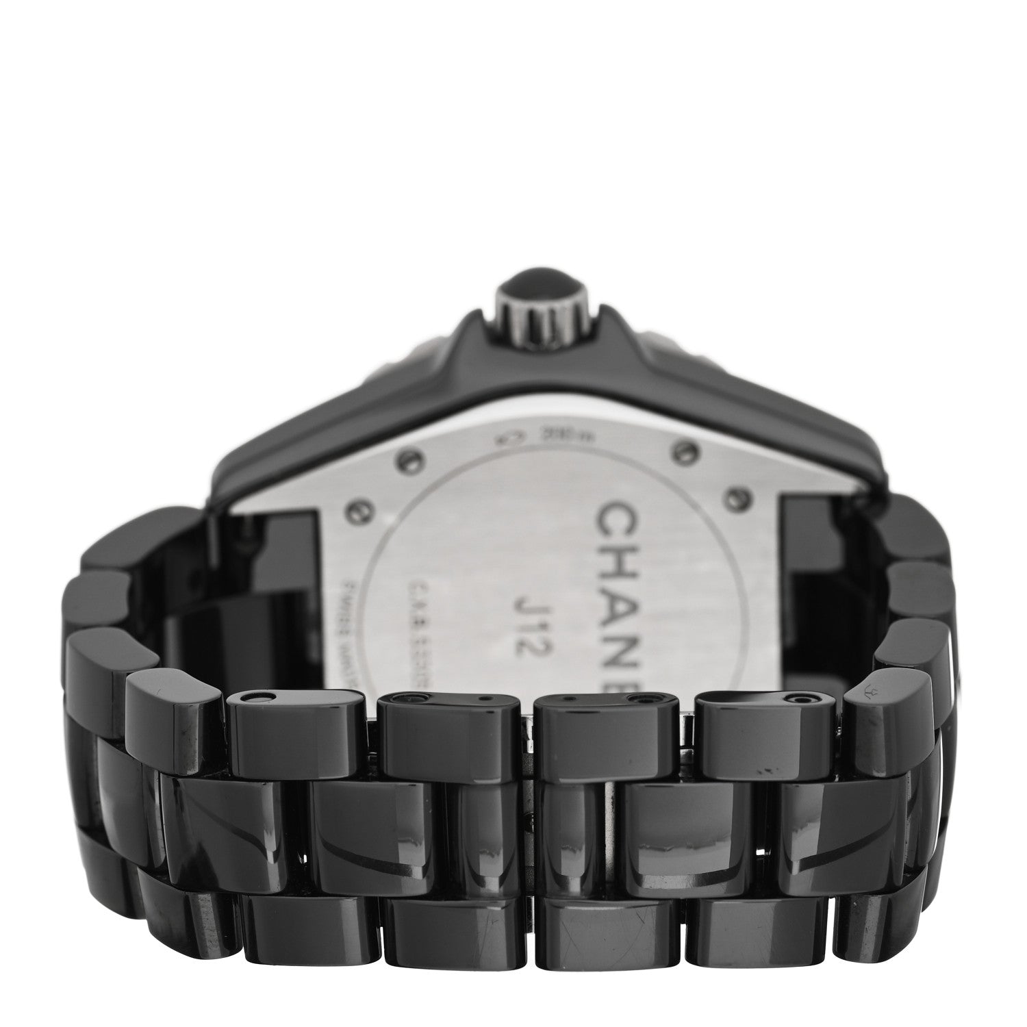Chanel Stainless Steel Ceramic 38mm J12 Automatic Watch Black 3 of 5