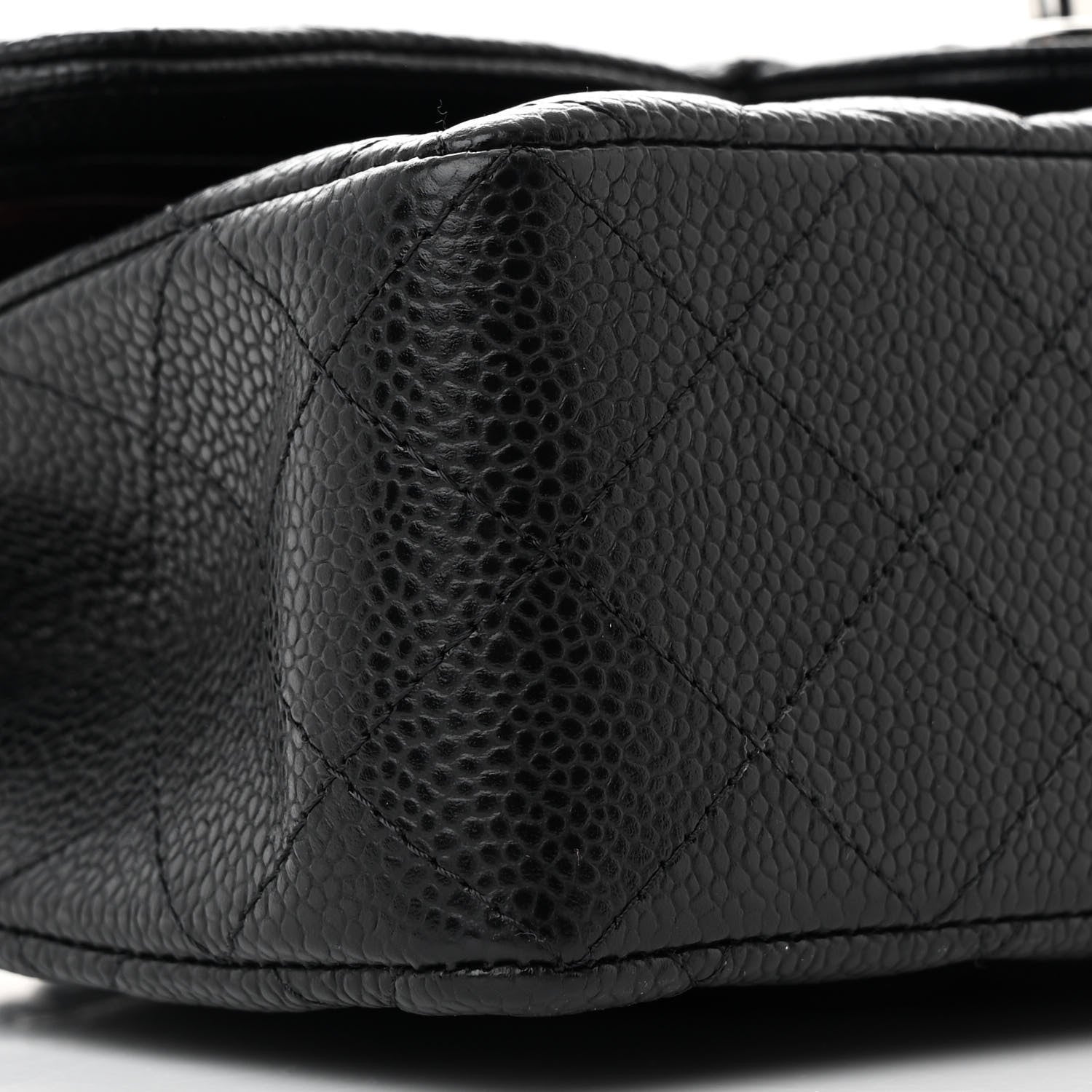 Chanel Caviar Quilted Small Double Flap Black 9 of 11