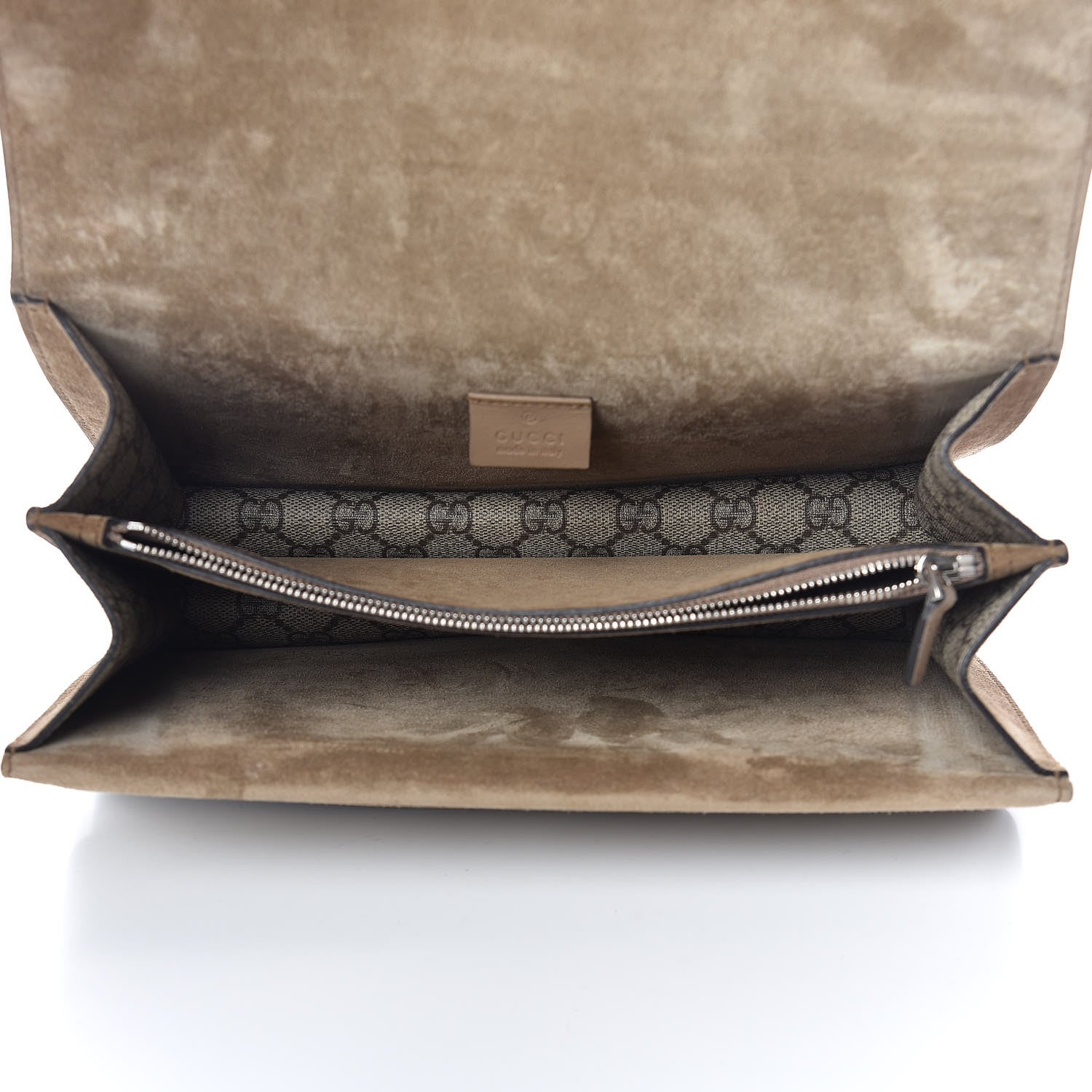 Gucci GG Supreme Monogram Small Dionysus Shoulder Bag Taupe 5 of 15