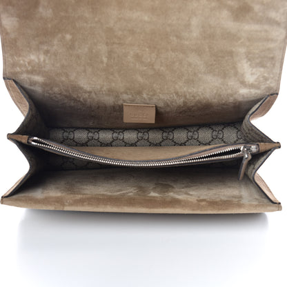 Gucci GG Supreme Monogram Small Dionysus Shoulder Bag Taupe 5 of 15
