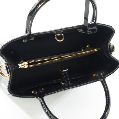 Louis Vuitton Vernis Montaigne BB Black 5 of 7