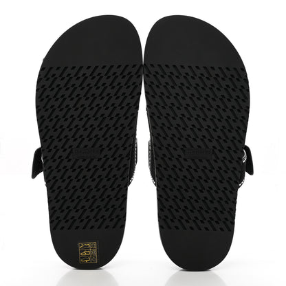 Hermes Suede Crystal Womens Chypre Sandals 38 Black 6 of 14