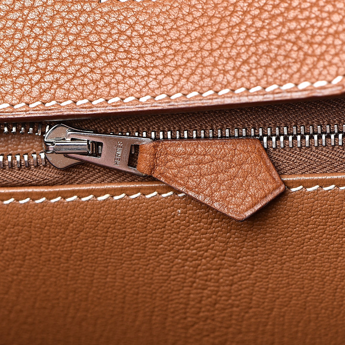 Natural Barenia Faubourg Birkin 35 Fauve
