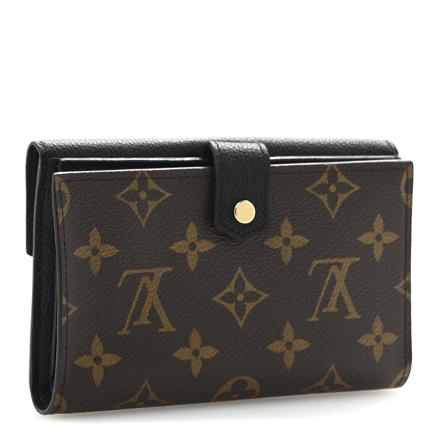 Louis Vuitton Monogram Pallas Compact Wallet Black 3 of 10