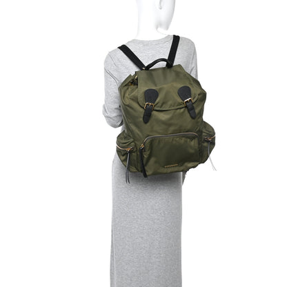 Burberry Nylon Large Rucksack Backpack  Canvas Green 2 of 10