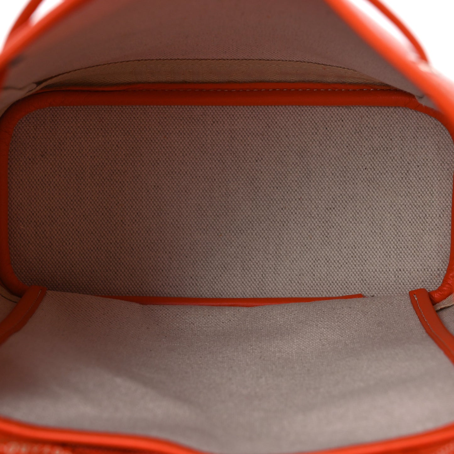 Goyardine Calfskin Mini Alpin Backpack Orange