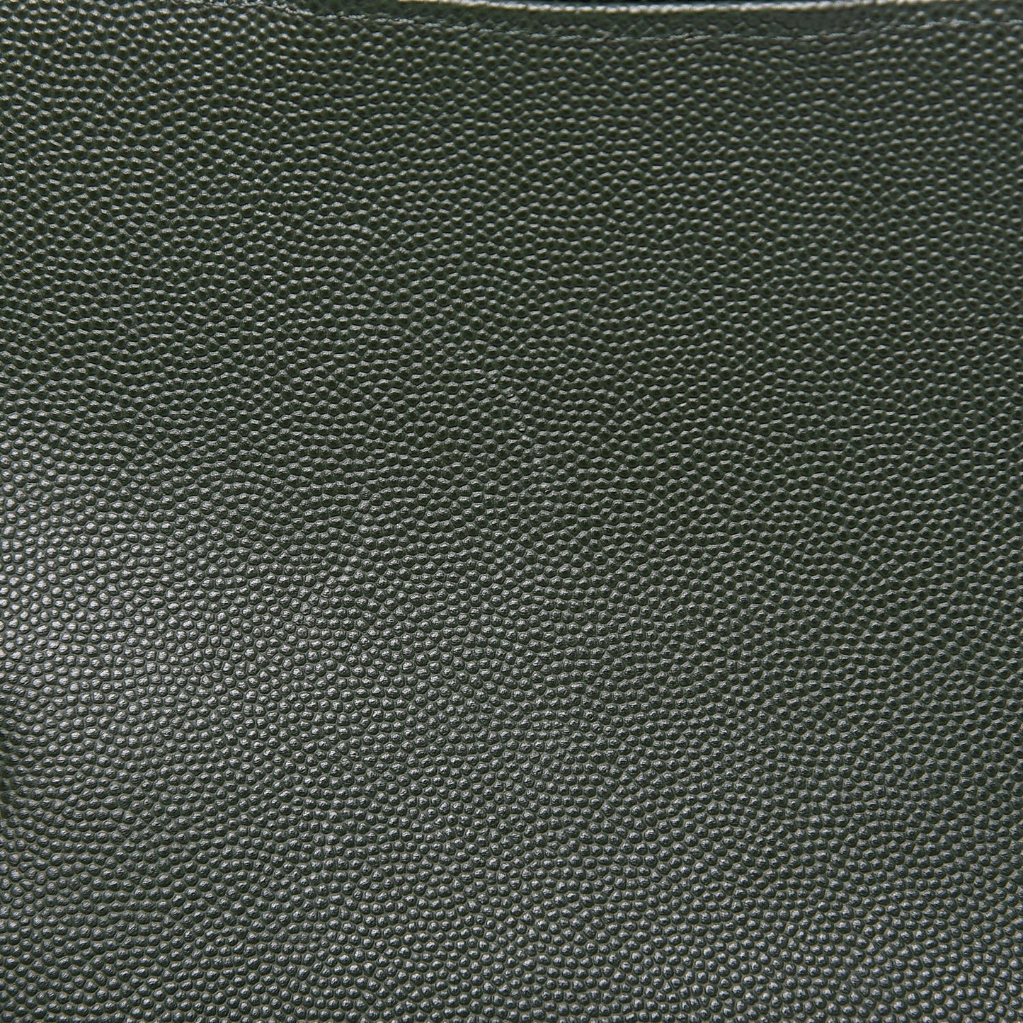 Caviar Quilted Mini Rectangular Flap Green