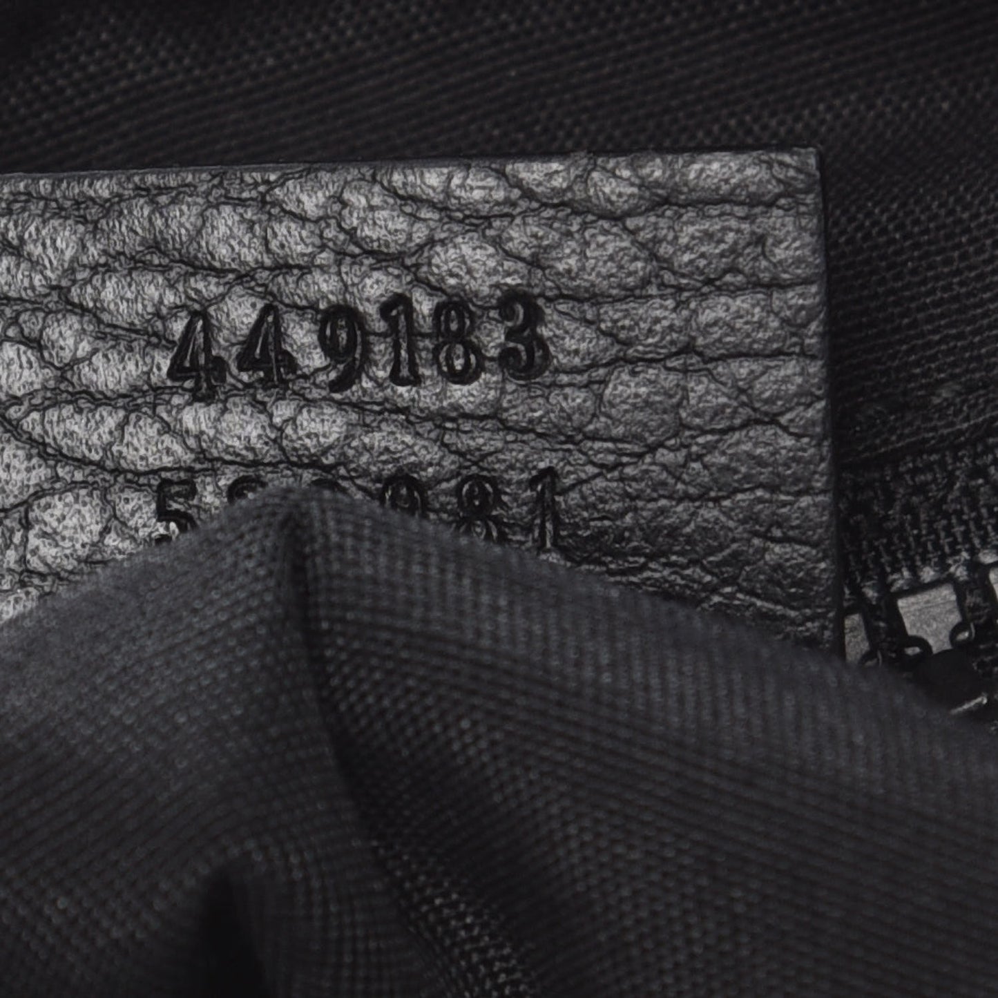Nylon Monogram Mini Flat Messenger Bag Black