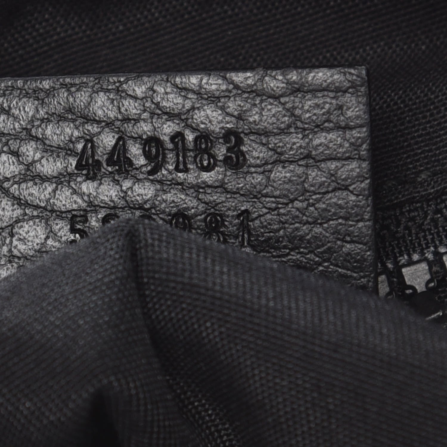 Gucci Nylon Monogram Mini Flat Messenger Bag Black 7 of 9