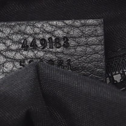 Gucci Nylon Monogram Mini Flat Messenger Bag Black 7 of 9