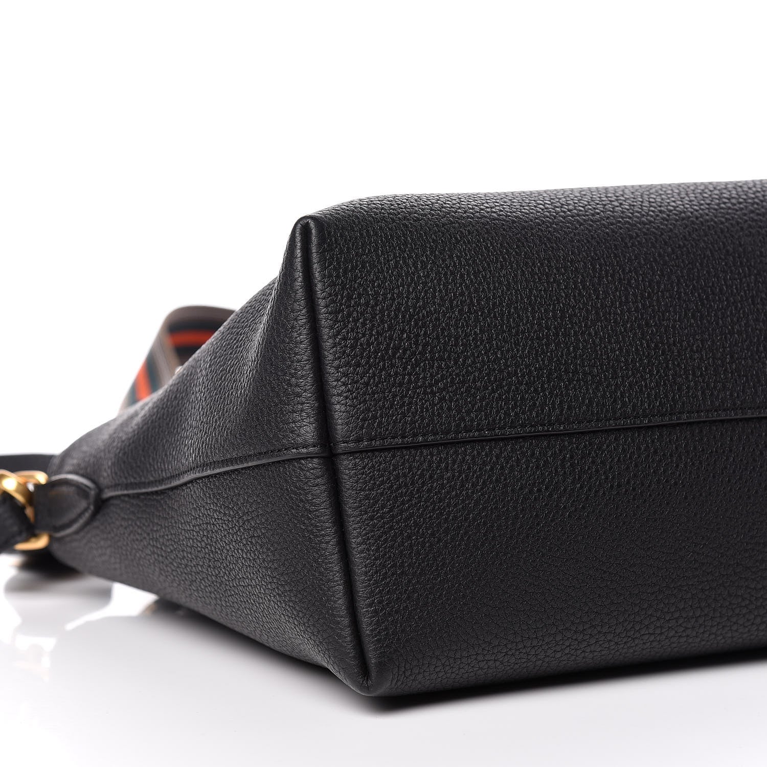 Prada Vitello Daino Tote Black 9 of 12