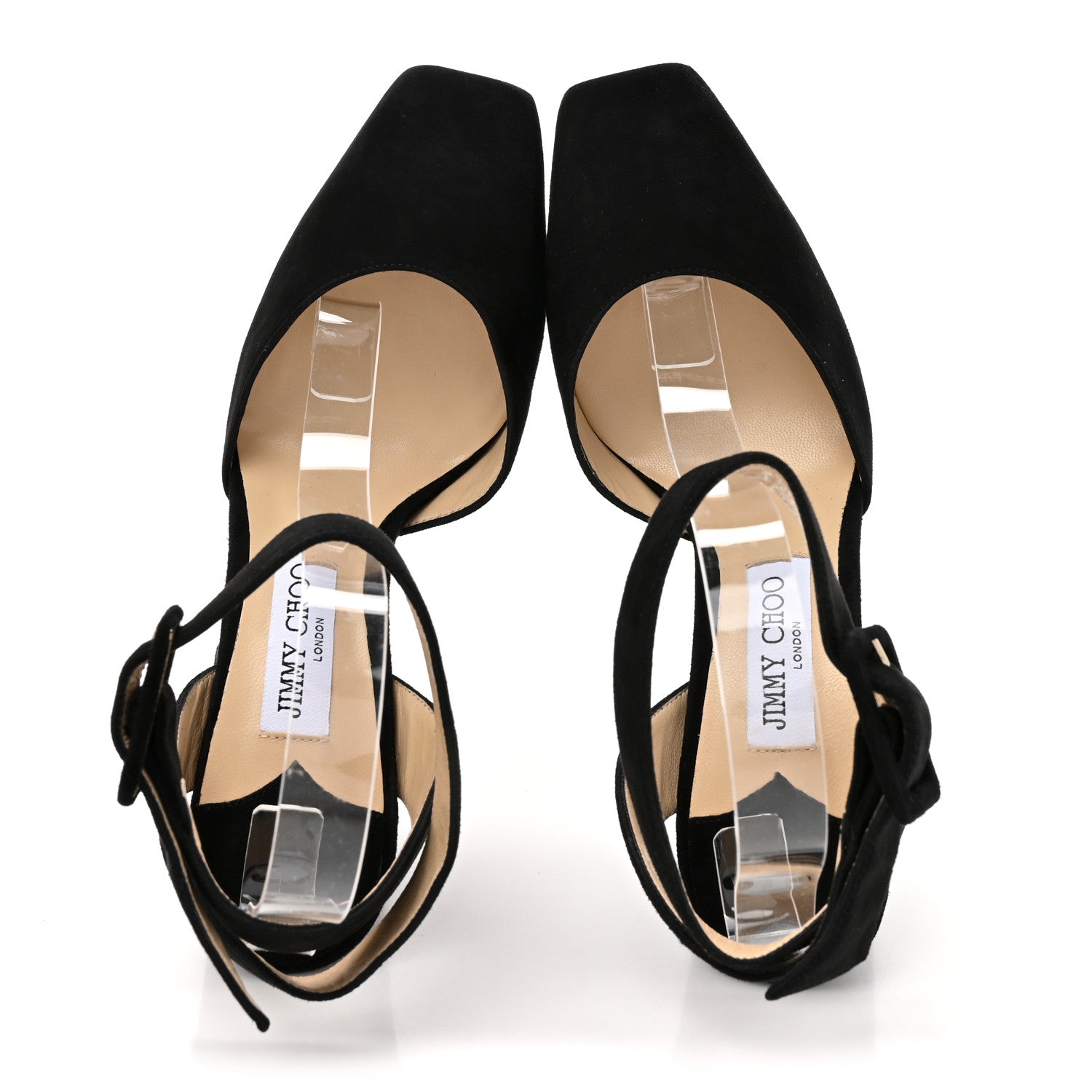 Jimmy Choo Suede Jinn 125 Pumps 40 Black 2 of 8