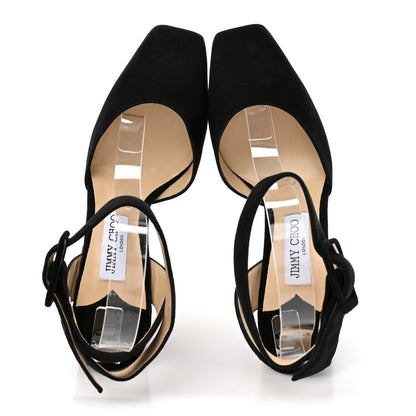 Jimmy Choo Suede Jinn 125 Pumps 40 Black 2 of 8