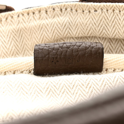 Hermes Taurillon Clemence Victoria II 35 Chocolate 7 of 10
