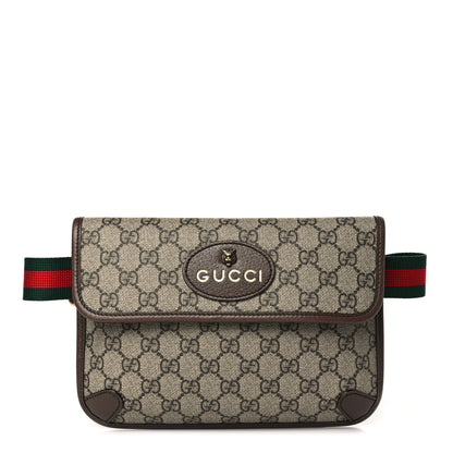 Gucci GG Supreme Monogram Neo Vintage Web Belt Bag Brown 1 of 9