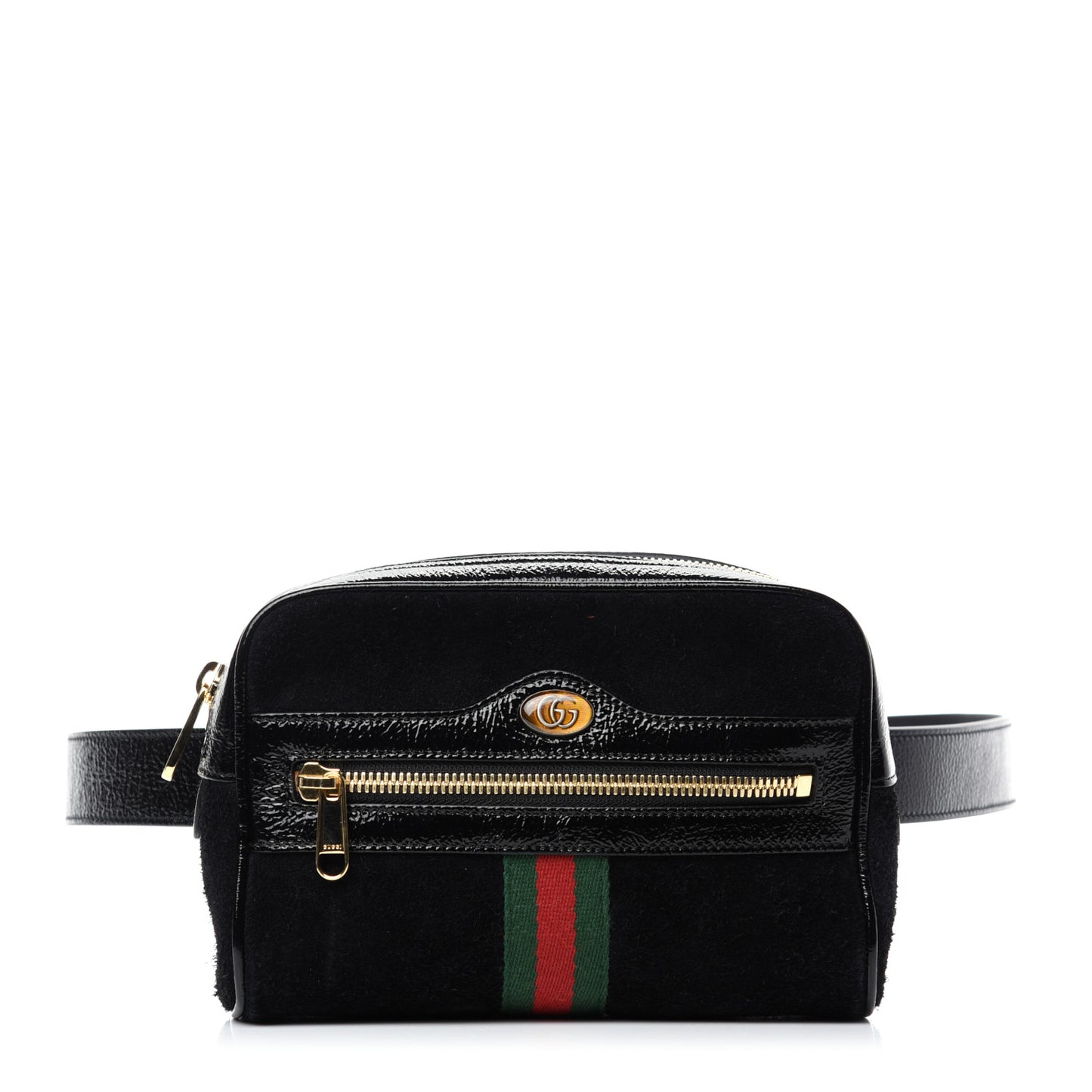 Suede Small Ophidia Belt Bag 85 34 Black