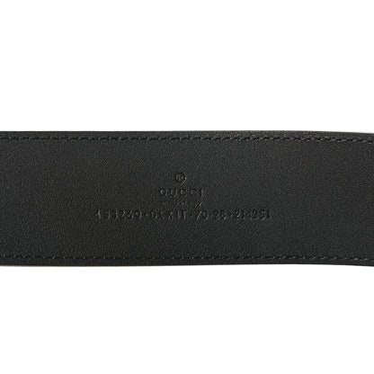 Gucci Moon Calfskin Pearl Double G 40mm Belt 70 28 Black Cream 4 of 5