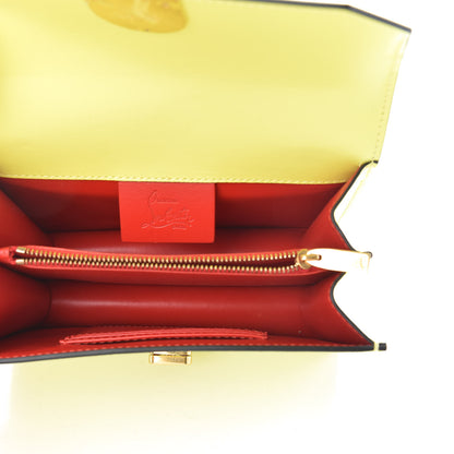 Christian Louboutin Calfskin Mini Elisa Shoulder Bag Yellow 5 of 8